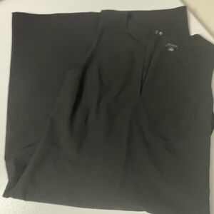 Womens Black Sleeveless Dress Ann Taylor Size 6 Midi Cocktail Dress